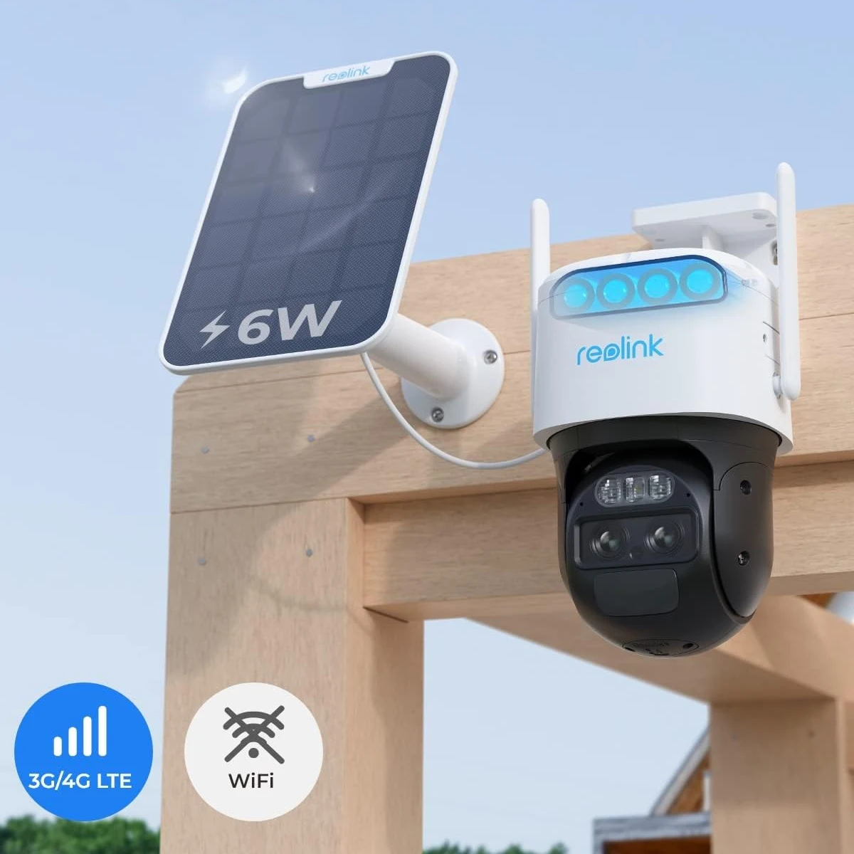 Reolink G770 (TrackMix LTE) - baterijska 4G kamera s dvije leće + solarni panel - Slika 2
